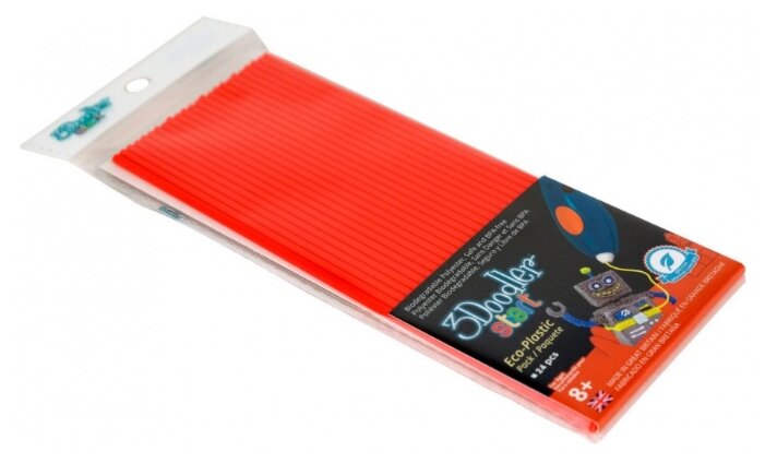 Эко-пластик пруток 3Doodler Start 3 мм красный