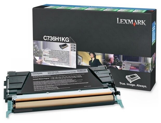 Картридж Lexmark C736H1KG, черный