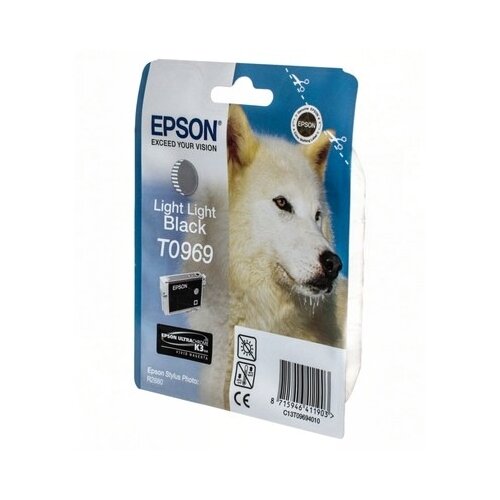 Картридж Epson C13T09694010, 6065 стр, светло-серый