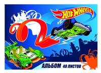 Альбом для рисования CENTRUM Hot Wheels 29.7 х 21 см (A4), 40 л.