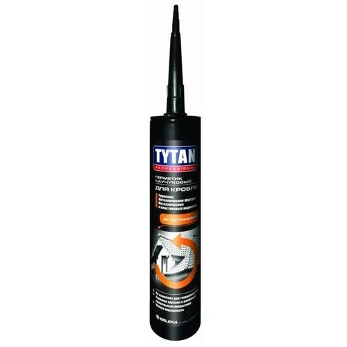 герметик tytan professional 91455 каучуковый для кровли бесцветный 310 мл Герметик Tytan Professional (91530), каучуковый, для кровли, красный, 310 мл