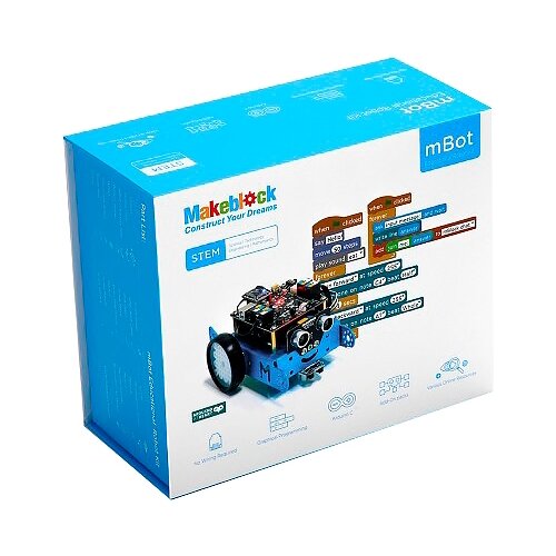 Конструктор Makeblock Mechanical Kit 90053 Синий робот 1.1, 58 дет.