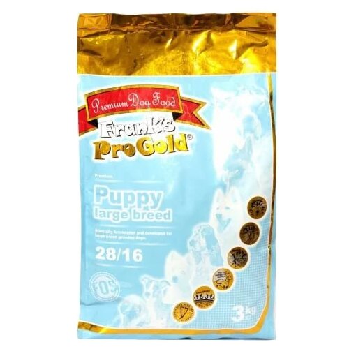 Корм Frank's ProGold Puppy 32/18 для щенков, с курицей, 15 кг