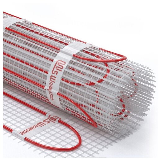 пол теплый (мат) 7,00 м2 - 1060 Вт Warmstad WSM двухжильный - фото №5
