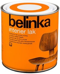 Лак Belinka Interier Lak полиакриловый бесцветный 0.75 л