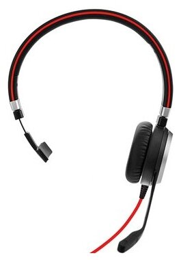 Проводные наушники Jabra EVOLVE 40 MS Mono, черный - фото №4