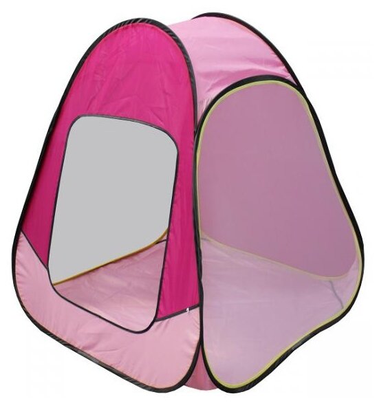 BELON Палатка детская игровая «Радужный домик» 75 × 75 × 90 см, цвет розовый + малиновый