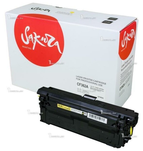 Картридж SAKURA CF362A (508A) жёлтый для HP Color LJ Enterprise M553n/553X/553dn/M552d (5K) (SACF362A)