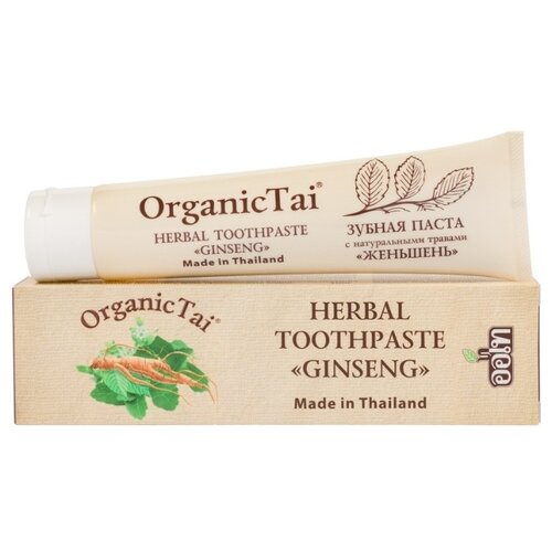 фото Зубная паста Organic TAI Женьшень, 100 г