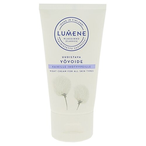 Lumene Klassikko Restoring Night Cream Восстанавливающий ночной крем для лица, 50 мл дневной крем lumene klassikko for oily and combined skin 50 мл