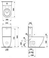 Унитаз LAUFEN Pro 8.2595.2.400.231.1