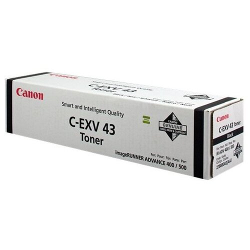 Картридж Canon C-EXV43 BK (2788B002), 15200 стр, черный картридж opticart c exv43 gpr 48 npg61 2788b002