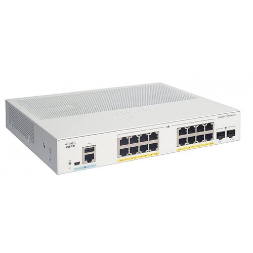 Коммутатор свитч Cisco C1000-16T-2G-L 10806700₽