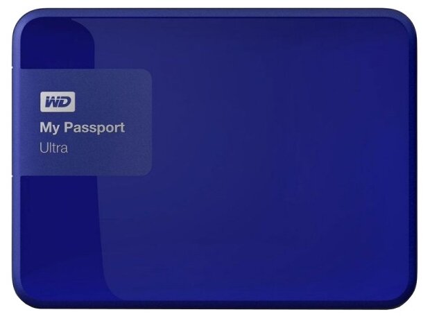 Жесткий диск WD My Passport Ultra 500Гб USB3.0 (синий)