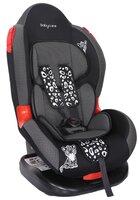 Автокресло группа 1/2 (9-25 кг) Baby Care BC-02 Люкс Леопардик оранжевый