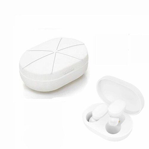 зарядный чехол футляр кейс база бокс зарядное устройство mypads m150 751 для xiaomi mi true wireless earbuds xiaomi mi airdots youth edition Чехол для Xiaomi Mi Airdots (White)
