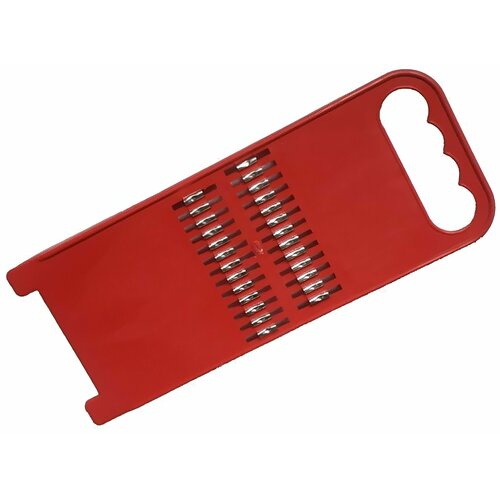 Тёрка для корейской морковки 27 см пластик компактная с держателем прост в уходе для дома и дачи 550₽