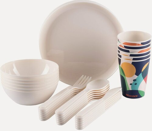 Изображение товара Набор многоразовой посуды для пикника Werner Revere на 6 персон 52300