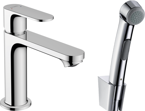 Смеситель для раковины Hansgrohe Rebris S с гигиеническим душем 72215000