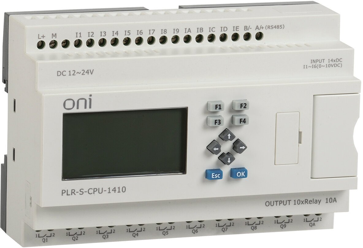 Реле логическое PLR-S CPU1410 серии ONI PLR-S-CPU-1410 IEK