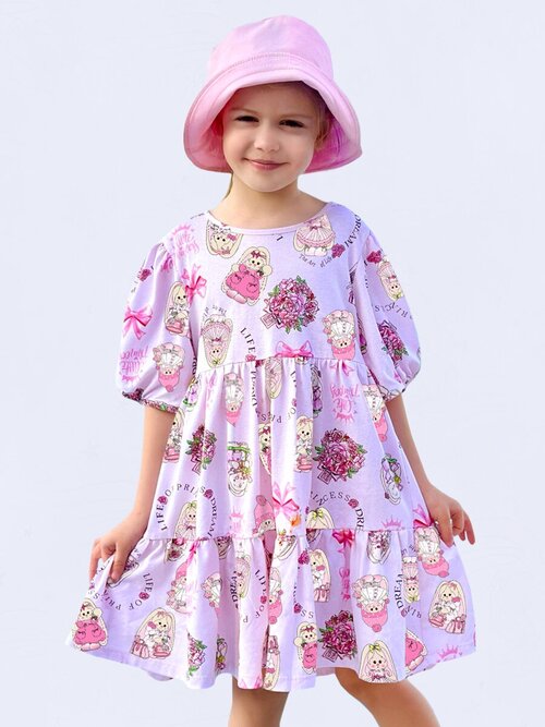 Платье KETMIN, размер 98, розовый