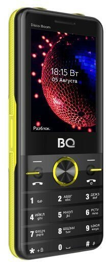 Телефон мобильный (BQ 2842 Disco Boom Black/Yellow)