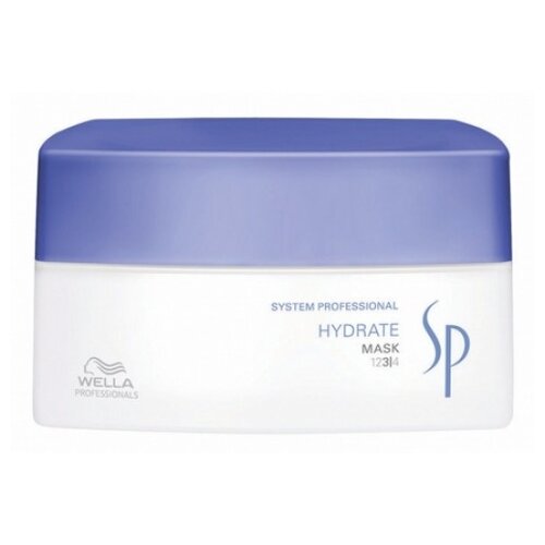 Wella Professionals SP Hydrate маска для волос увлажняющая, 200 мл, банка wella sp увлажняющая маска hydrate mask 200 мл