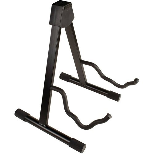 JamStands JS-AG100 складная стойка для электро/акустической/бас-гитары, А-образная, черная стойка для акустической электро и бас гитары quik lok gs438