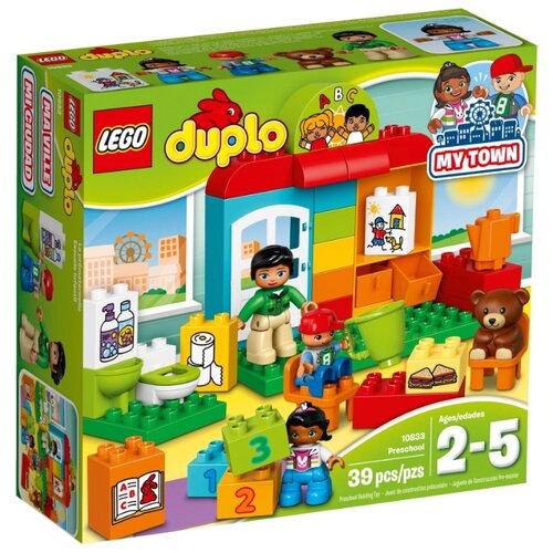 Конструктор LEGO DUPLO 10833 Детский сад, 38 дет.