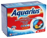 Таблетки AQUARIUS для стирки цветного белья 12 шт. картонная пачка