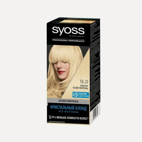 Изображение товара Крем - краска Сьёсс Осветлители стойкая для волос 13-0 Ультра осветлитель 50мл