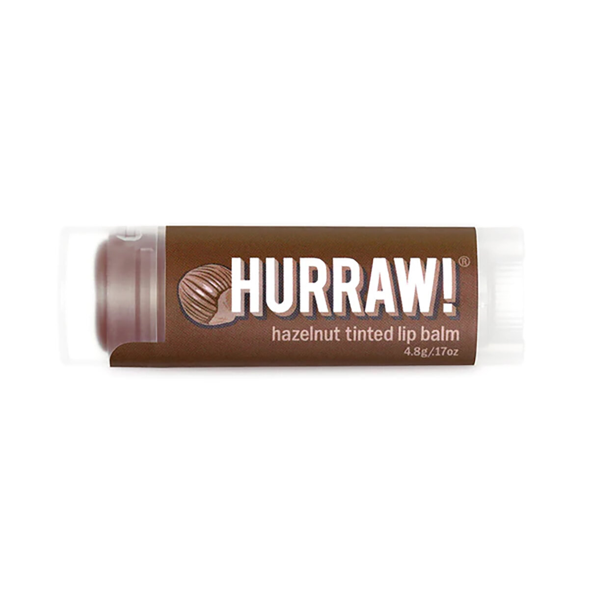 Hurraw! Оттеночный бальзам для губ Hazelnut Tinted Lip Balm Лесной Орех