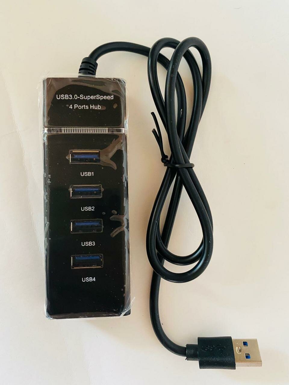 USB-разветвитель (Хаб) H304 4USB Ports 3.0 (Black) — фото 6
