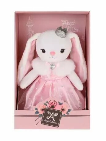 Мягкая игрушка Angel Collection Зайка Мишель, 28 см, принцесса 682007