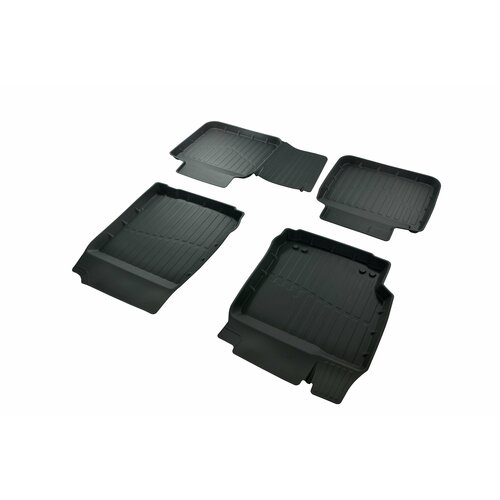фото Коврики салона резиновые srtk 3d lux для toyota camry vi 40 /vii 50 (2011-2018)