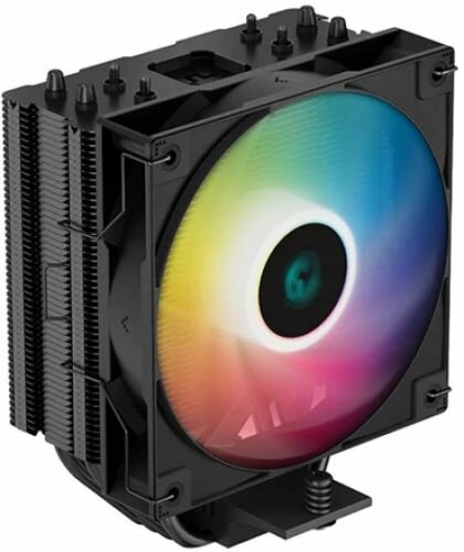 Кулер Deepcool AG400 BK ARGB LGA1700/1200/115x/AM5/AM4 (120mm fan, 500-2000rpm, 75.89 CFM, 31.6dBA, 4-pin PWM) RET