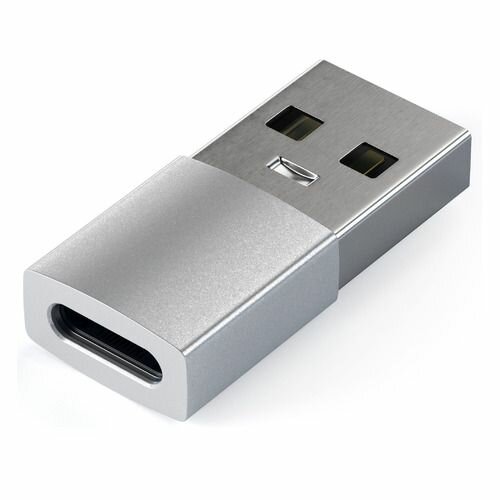 Переходник USB2.0 Satechi ST-TAUCS, USB (m) - USB Type-C (f), коробка, серебристый