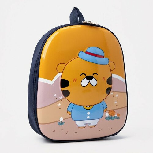 Рюкзак детский на молнии цвет синий 1шт 1355₽