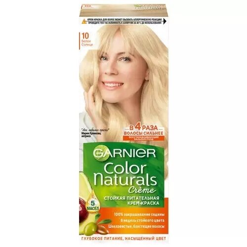 Крем-краска для волос Garnier Color Naturals, тон 4.0 Каштан, 110 мл