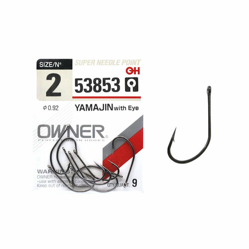 фото Крючки owner 53853 yamajin w eye №2 (9шт)