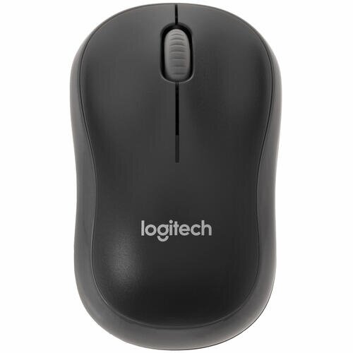 Беспроводная компьютерная мышь Logitech M186, серая 910-004131