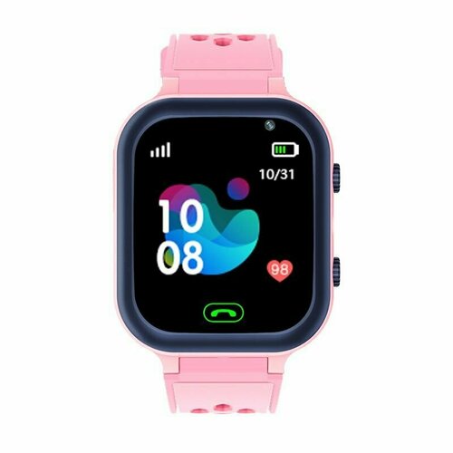 Smart Watch Tiroki телефон Q21 розовые Детские смарт часы с LBS кнопкой SOS камерой и SIM картой Умные часы 2G 186900₽