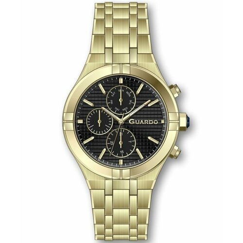 Наручные часы Guardo 12737-5, золотой, черный