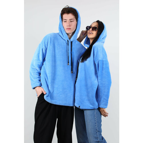 фото Худи more home, размер 52, голубой