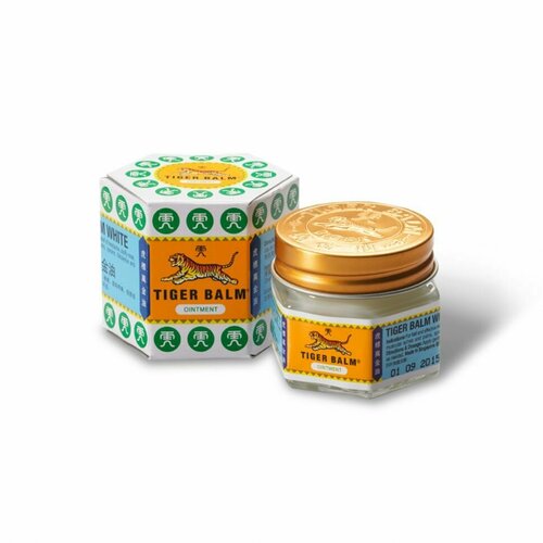 Тигровый бальзам для массажа Tiger Balm White (2 шт по 10 гр)