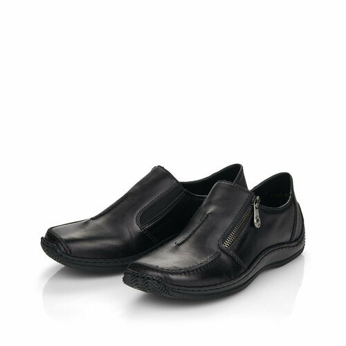 Туфли Rieker, размер 37, черный туфли rieker женские демисезонные размер 41 цвет черный артикул m6404 00