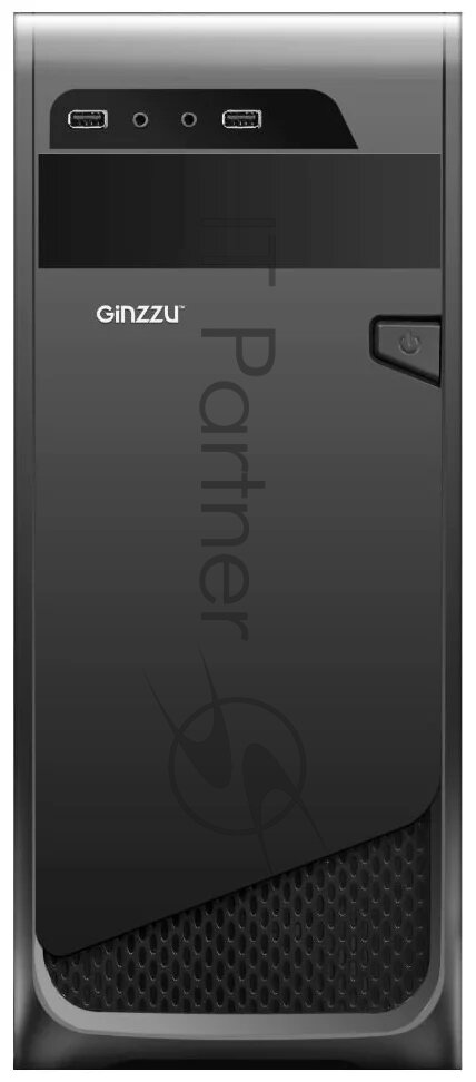 Ginzzu A180 2*USB 2.0,AU w/o PSU - фото №14