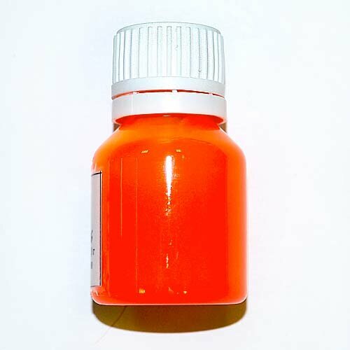 Флуоресцентный краситель для смолы эпоксикон ФЛ-610 оранжевый 15 г, цена за 1 уп.