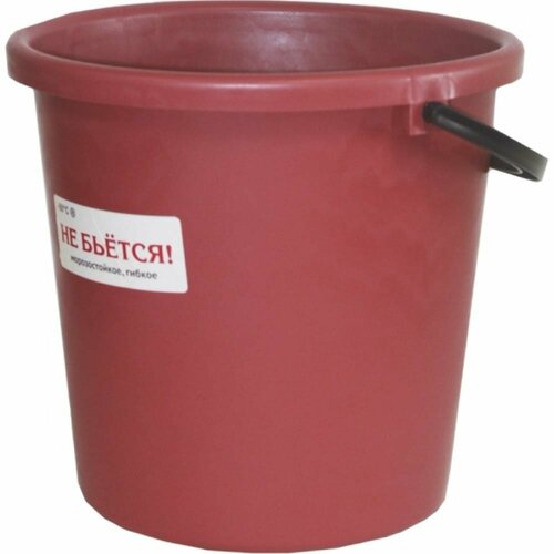 Ведро Мультипласт Групп зима 10 л, красное MPG8416