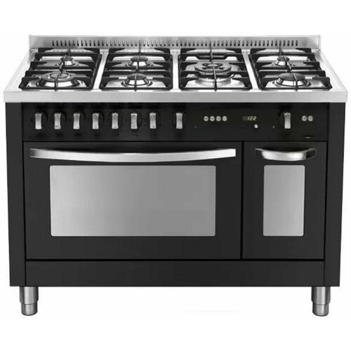 Кухонная плита LOFRA PNMD 126 GV+E/2CI черный/хром